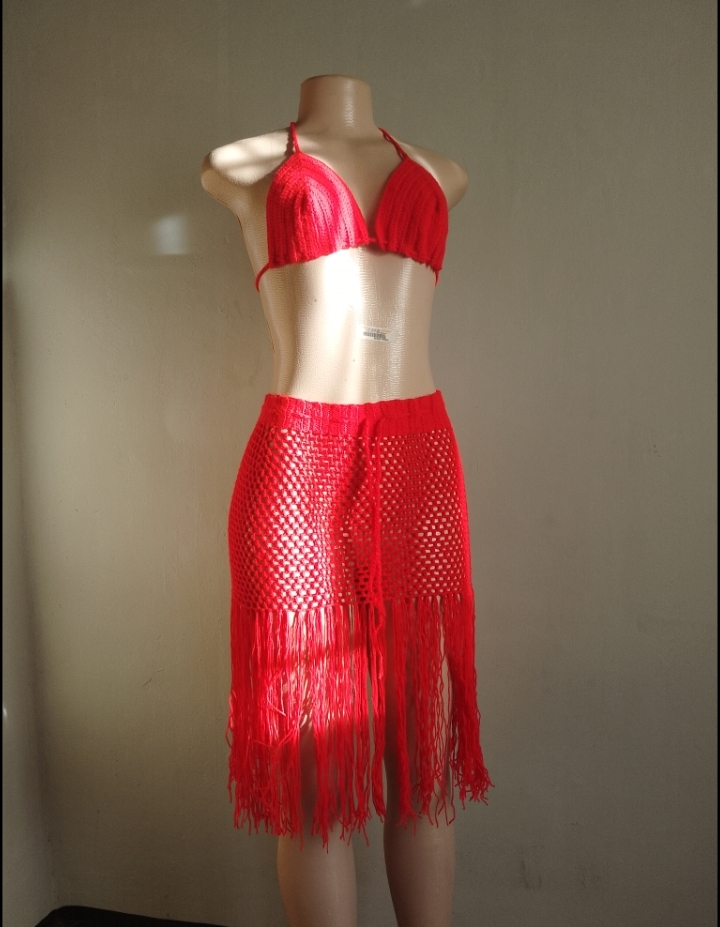 crochet bikini set 